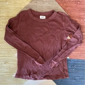 MATE waffle long sleeve